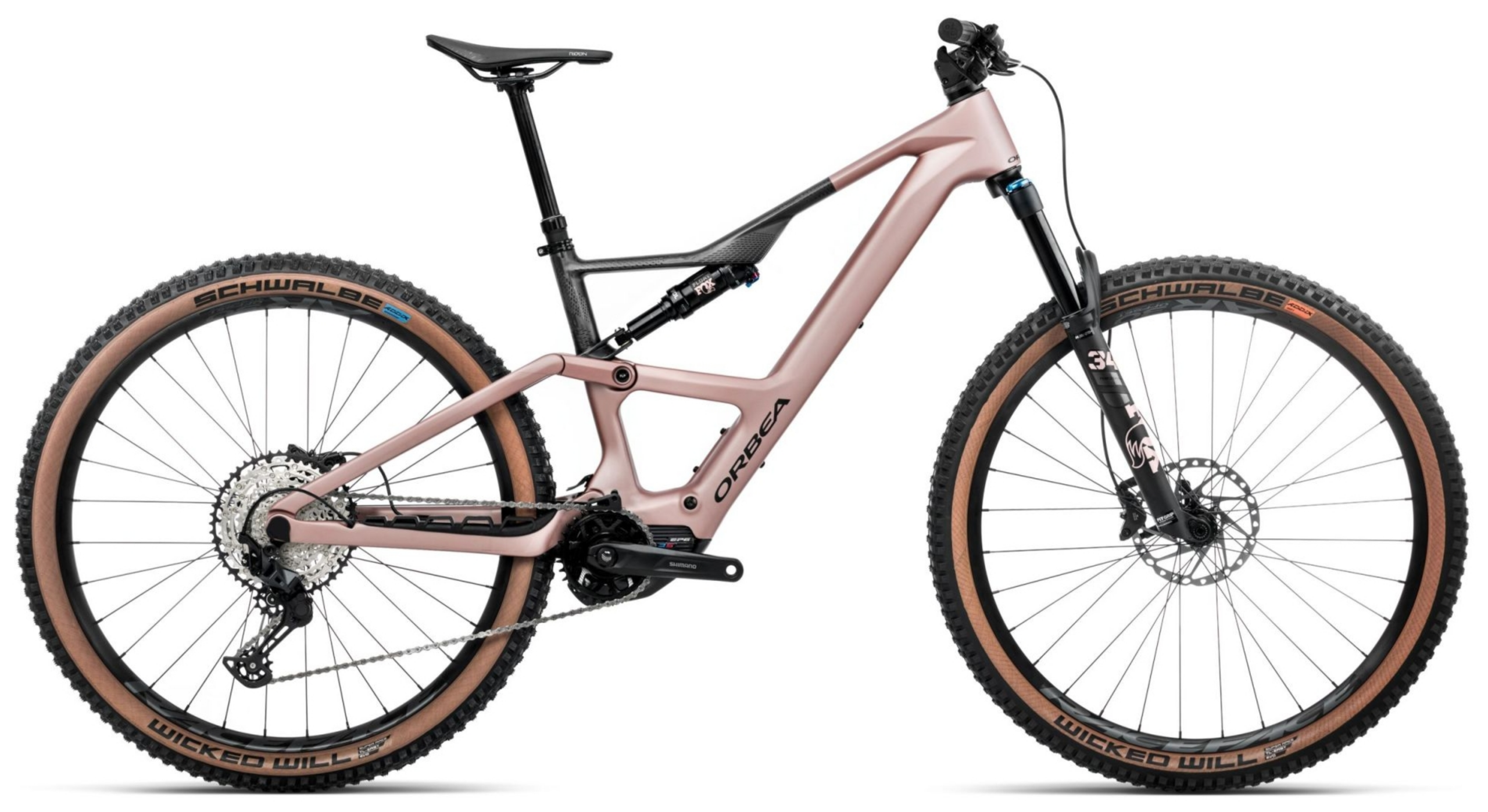 4f702e5f4800165f13f80d304a91203c856c55e6_994e2276f0815615.png Orbea RISE SL M20 630W Desert Rose - Carbon Raw (Mat) - Afbeelding 1