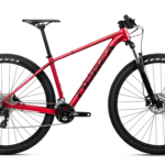 Orbea ONNA 27 50 Burning Red (Gloss) - Zwart (Mat)
