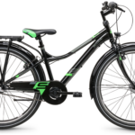 S'cool troX 26-N3 Zwart/Neon Groen