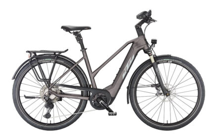 KTM MACINA STYLE 710 Trapez 750 vlierbes mat (grijs+oranje)
