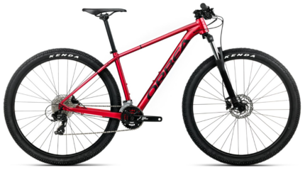 Orbea ONNA 29 50 Burning Red (Gloss) - Zwart (Mat)